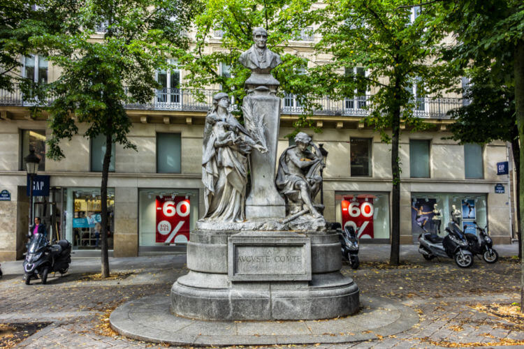 Monumento a Auguste Comte Monumento a Auguste Comte