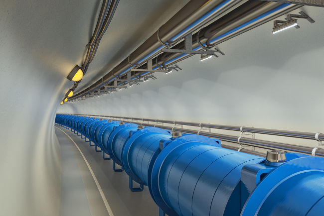 Os aceleradores de partículas podem ser usados para produzir radiação eletromagnética altamente energética.